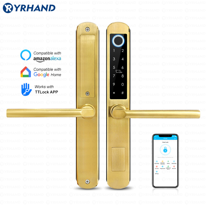 Furniture Sliding Door Hardware - Cerradura inteligente de vidrio corredizo de