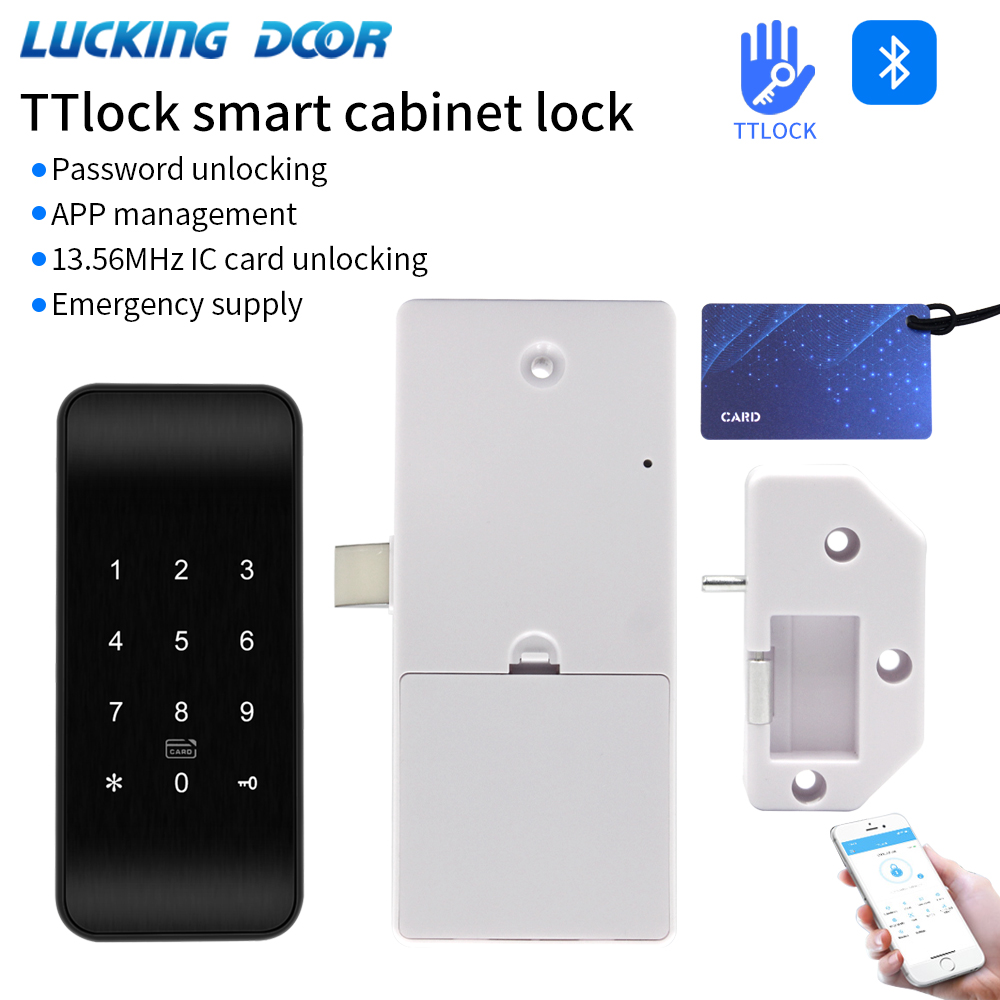 Furniture Hardware Supplies - TTLOCK-cerradura de cajón con huella dactilar