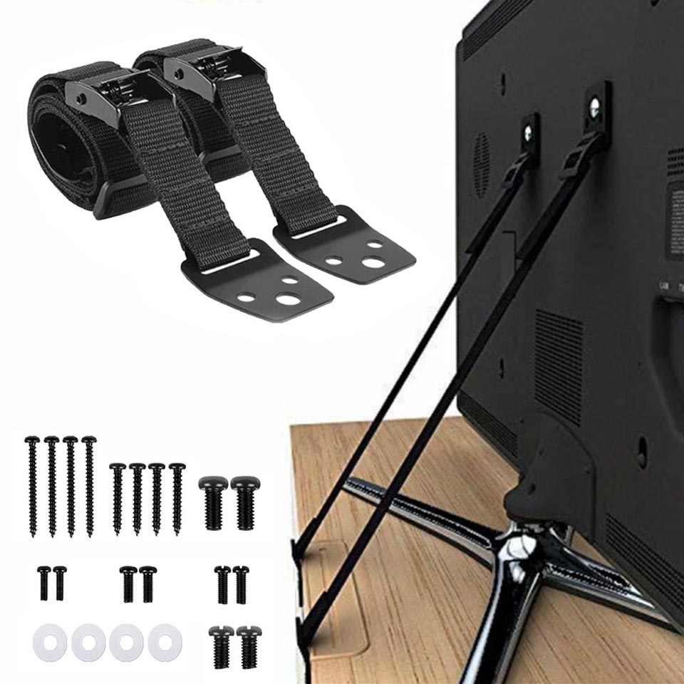 Furniture Hardware Supplies - Paquete de 2 correas de seguridad
