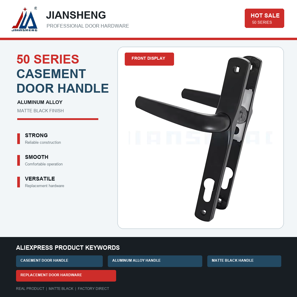 Furniture Sliding Door Hardware - Juego de Cerradura y Manija para