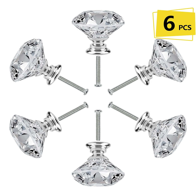 Furniture Hardware Supplies - Juego de 6 Perillas Redondas de