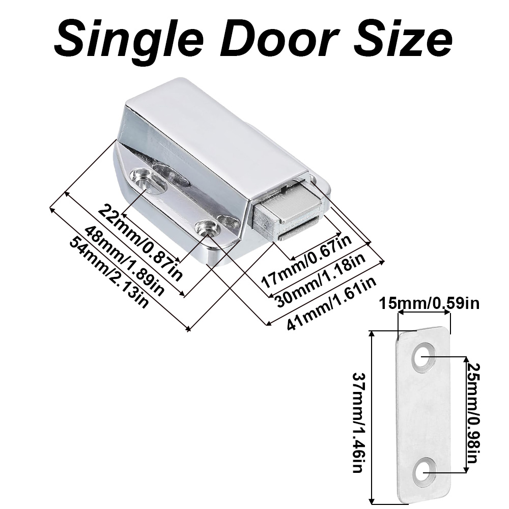 Pestillos magnéticos para gabi - Furniture Hardware Locks reseña y precio
