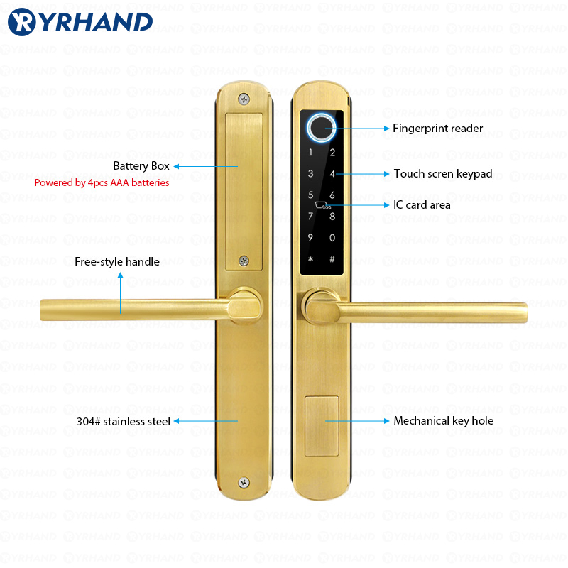 Cerradura inteligente de vidri - Furniture Sliding Door Hardware reseña y precio