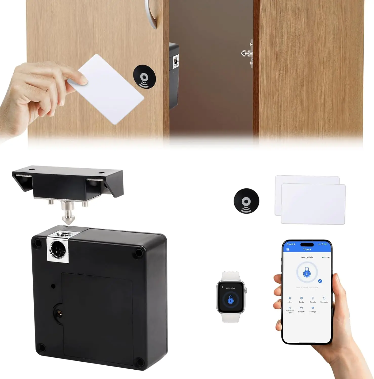 Cerradura electrónica intelige - Furniture Hardware Supplies reseña y precio