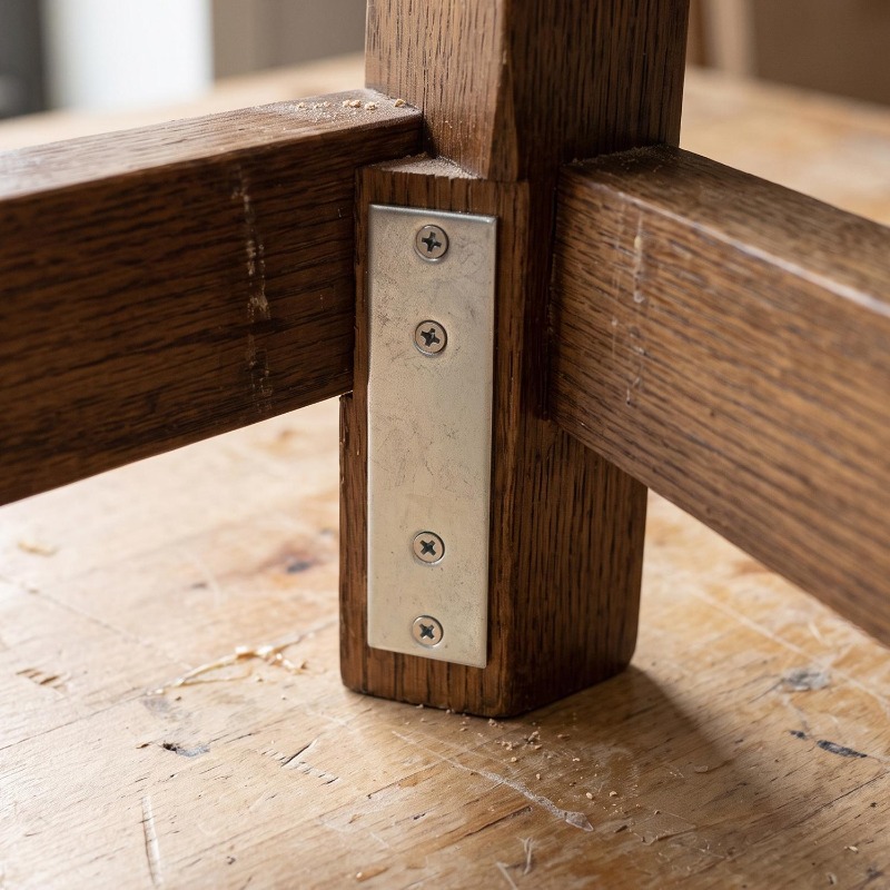 Soportes rectos de alta resist - Furniture Hardware Wood reseña y precio