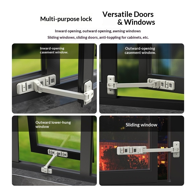 Cerradura de Seguridad Ajustab - Furniture Sliding Door Hardware reseña y precio