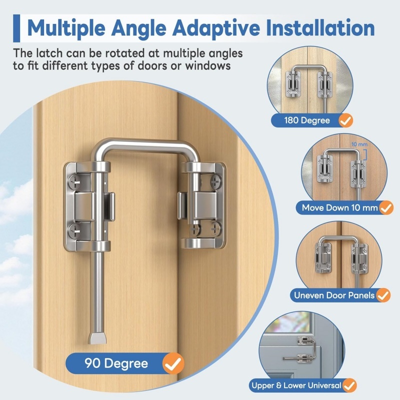 Cerradura de bucle de puerta c - Furniture Sliding Door Hardware reseña y precio